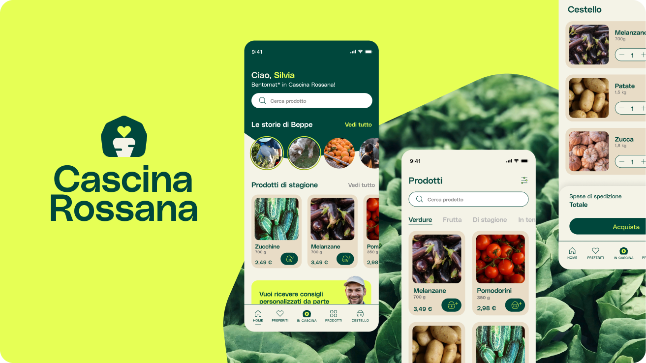 App Design - Cascina Rossana